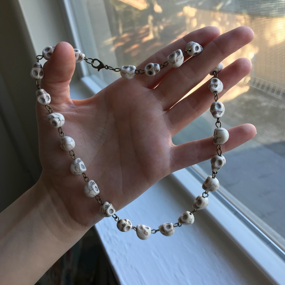 Raw and Rebellious Skull Necklace